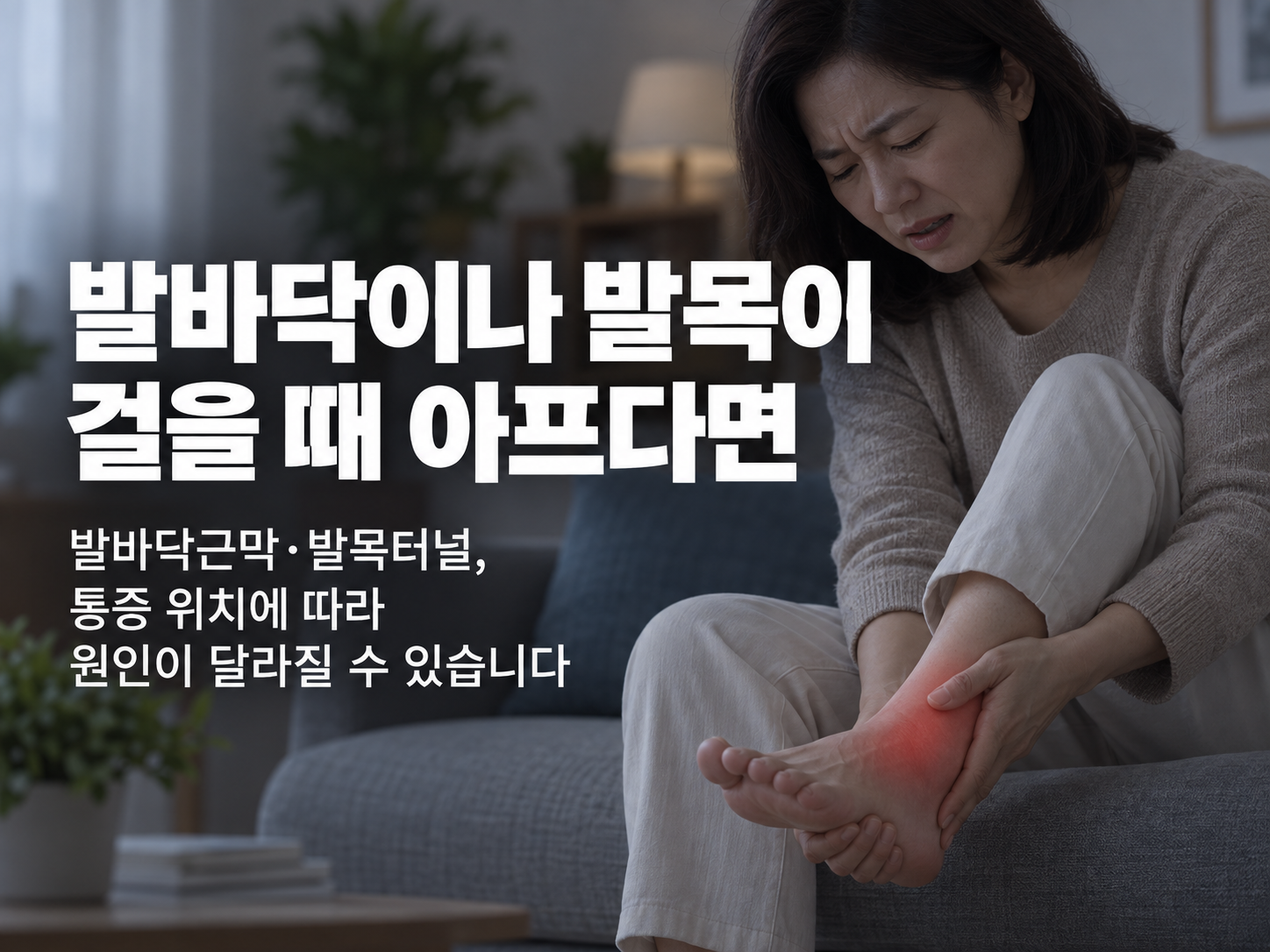 천안 족저근막염 한의원 족저근막염 증상 설명
