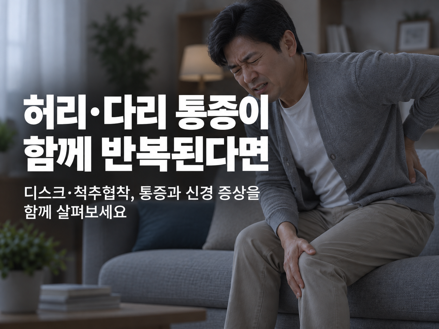 불당동 요통 한의원 관련 부위와 감별질환 설명