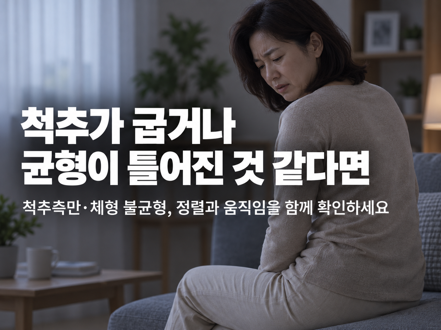천안 체형교정 한의원 관련 부위와 감별질환 설명