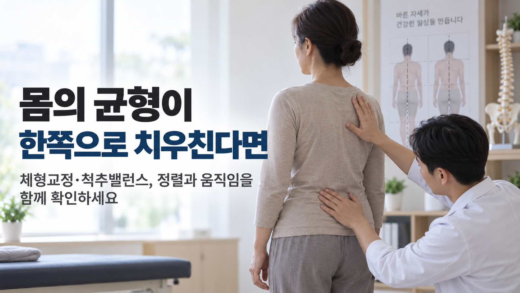 천안 체형교정 한의원 체형교정 증상 설명
