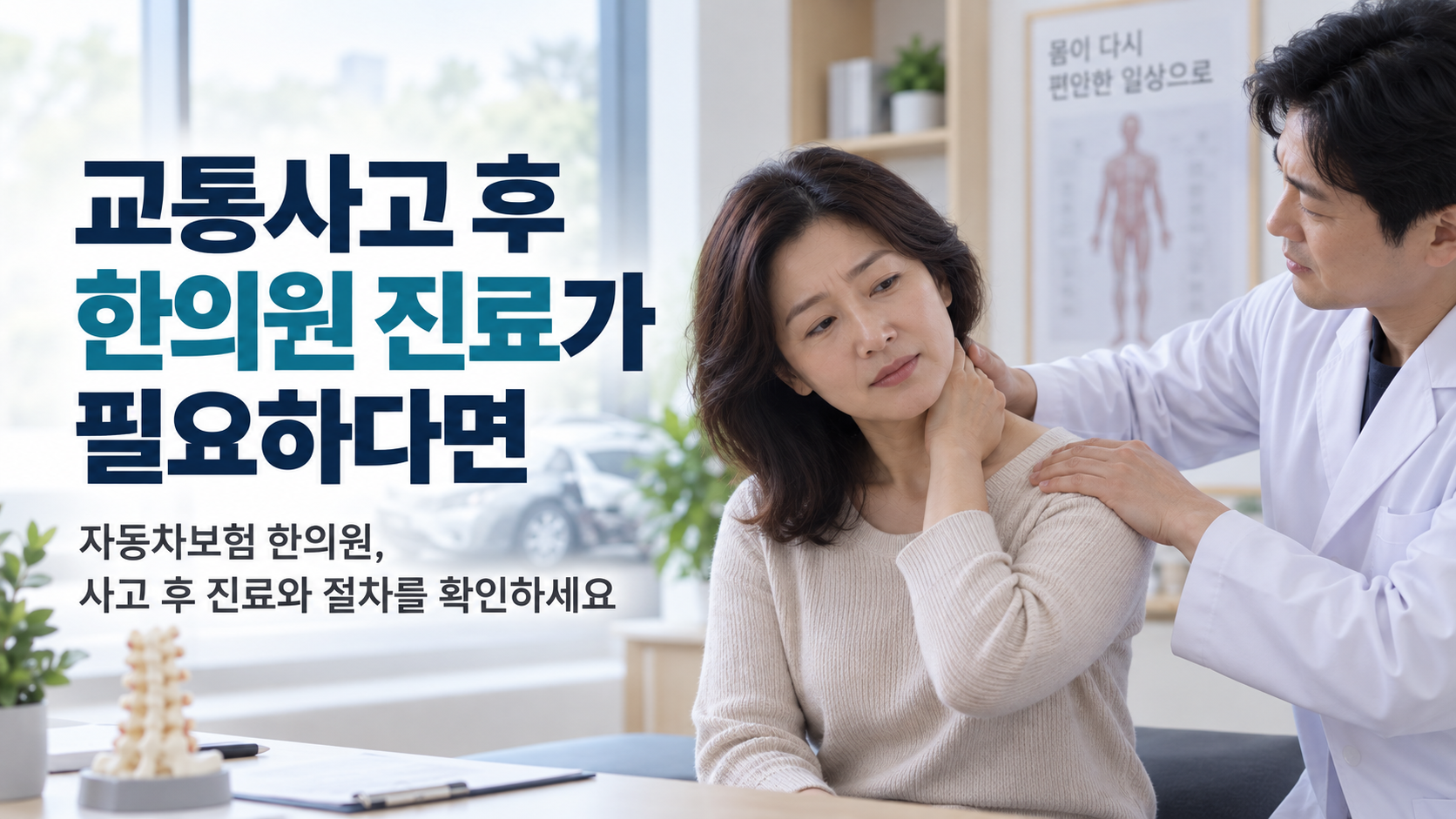 불당동 교통사고한방재활 한의원 교통사고한방재활 증상 설명