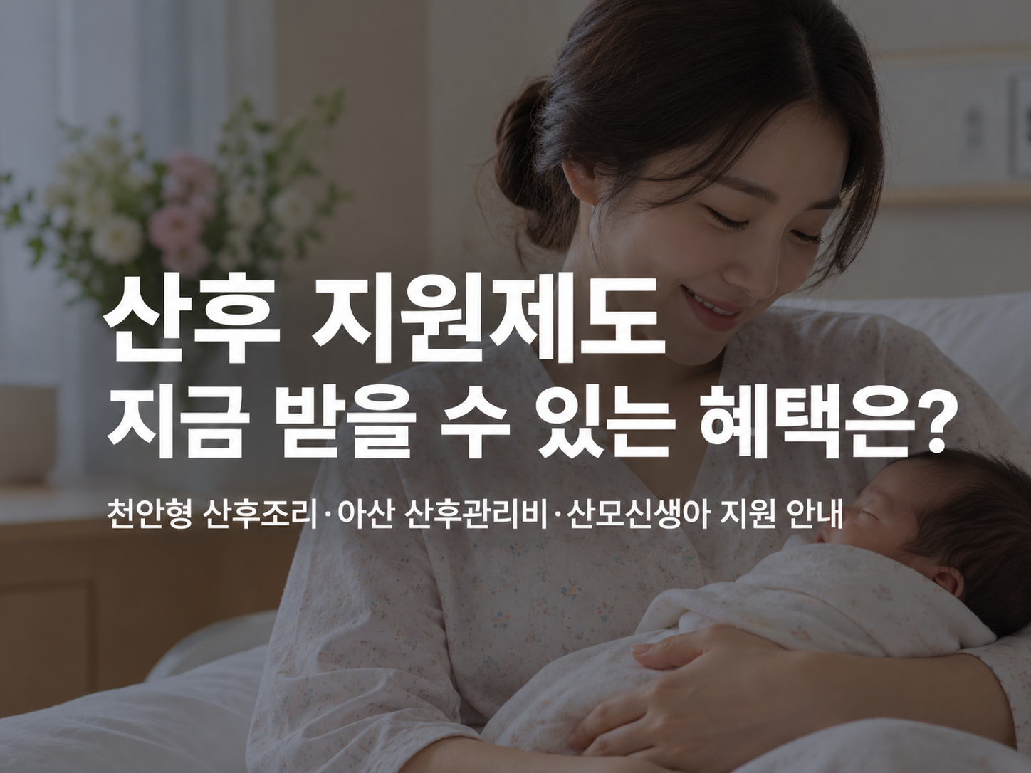 아산 산후보약 지원금 지원제도와 여성건강 안내