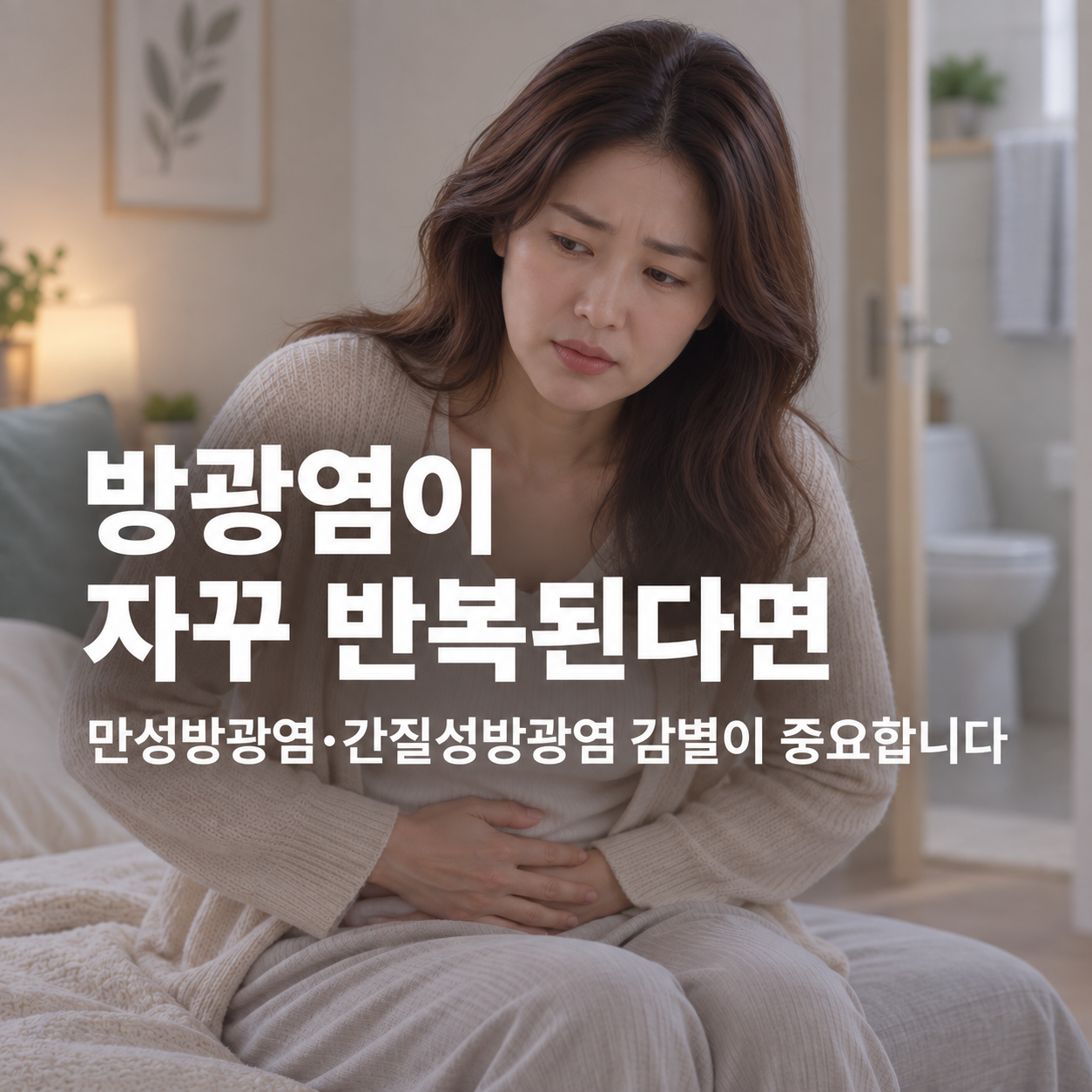 천안 과민성방광 한의원 관련 증상과 감별 안내 이미지