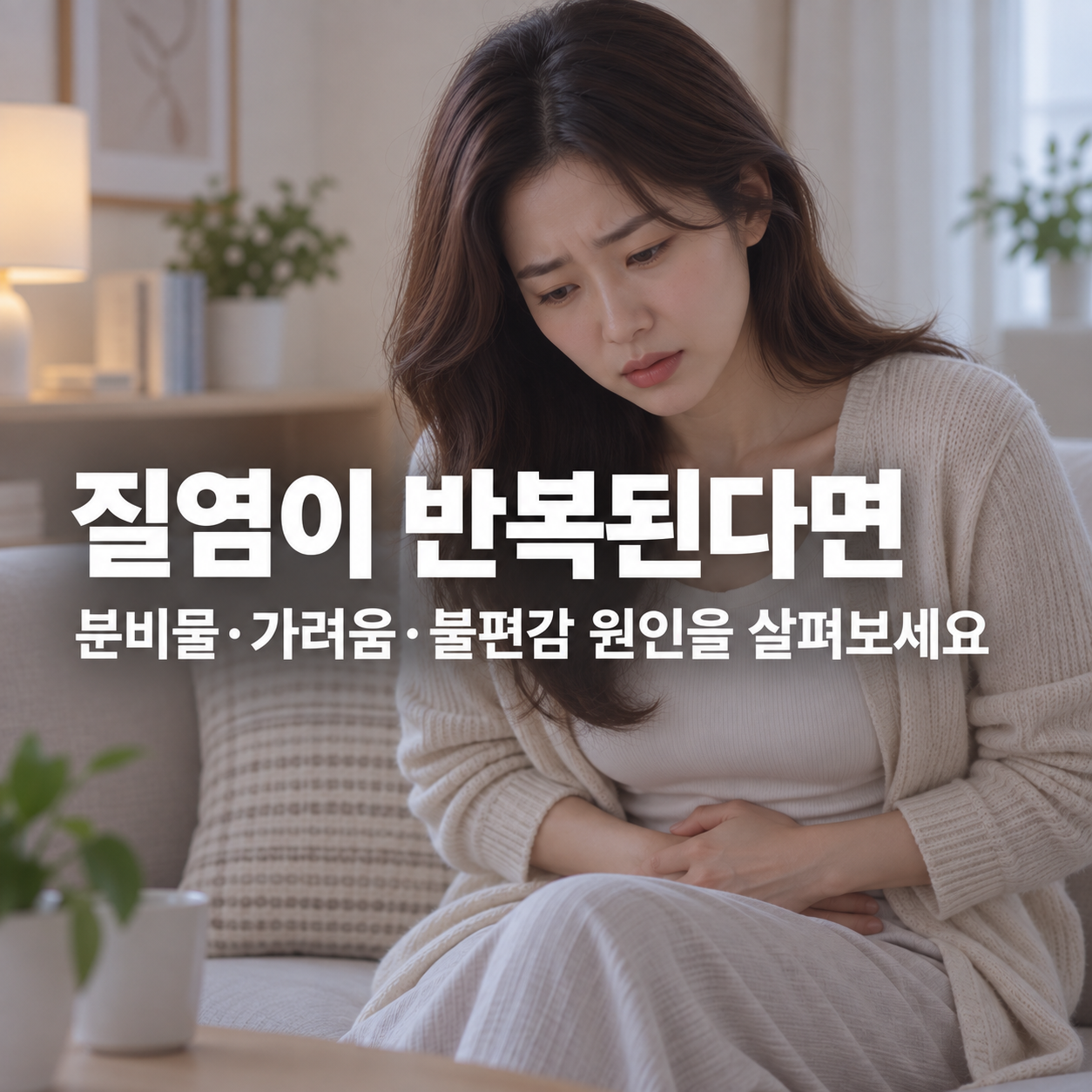 천안 만성질염 한의원 천안 만성질염 한의원 관련 증상과 진료 안내 이미지