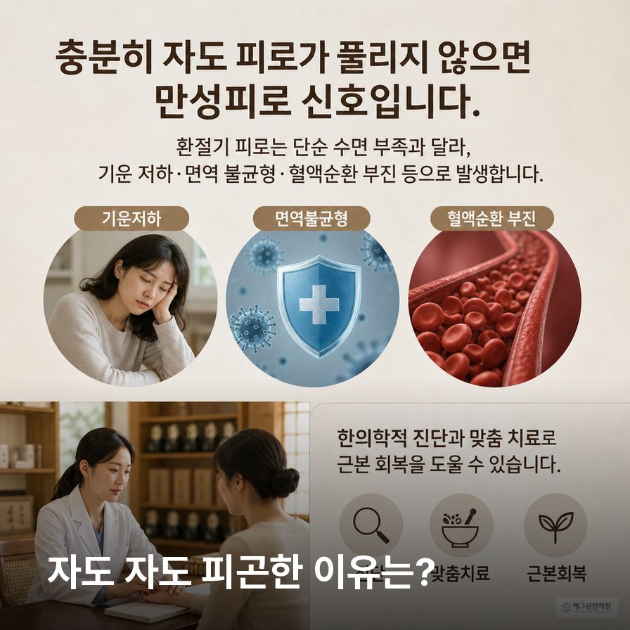 만성피로 증상과 단순 피로의 차이