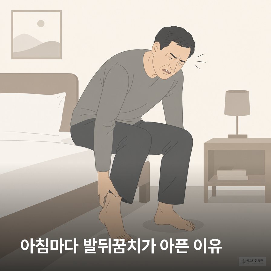 족저근막염 아침 첫발 발뒤꿈치 통증 증상