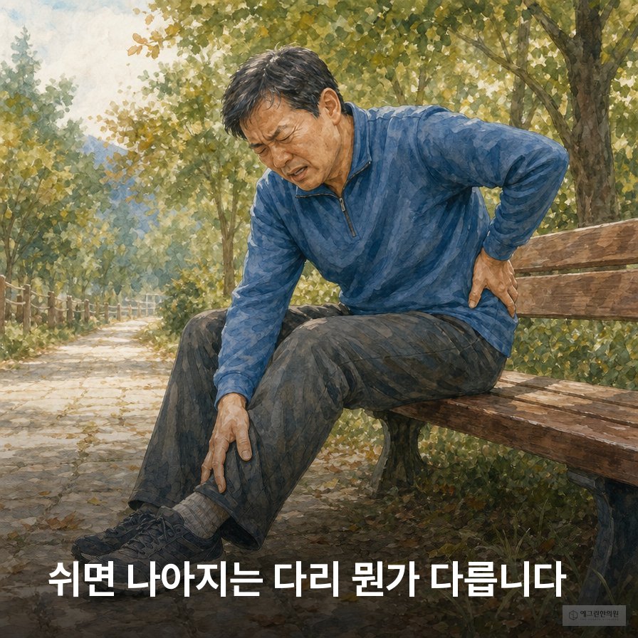척추관협착증 걷다가 다리가 저리고 쉬면 좋아지는 증상