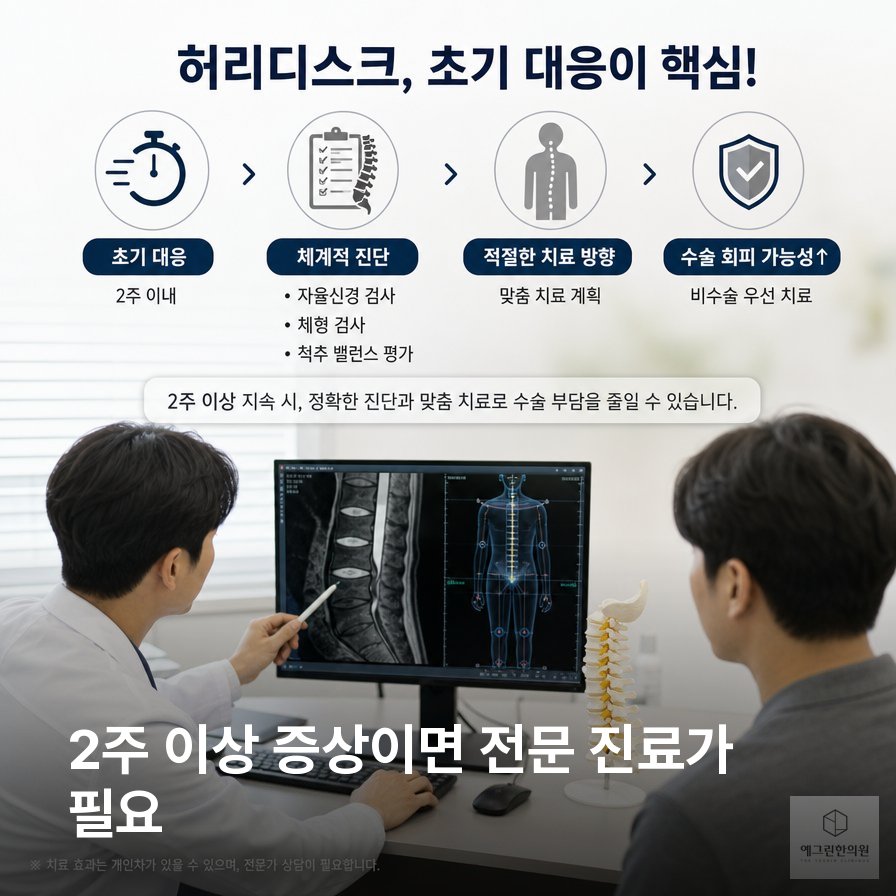 허리디스크 척추밸런스 교정치료